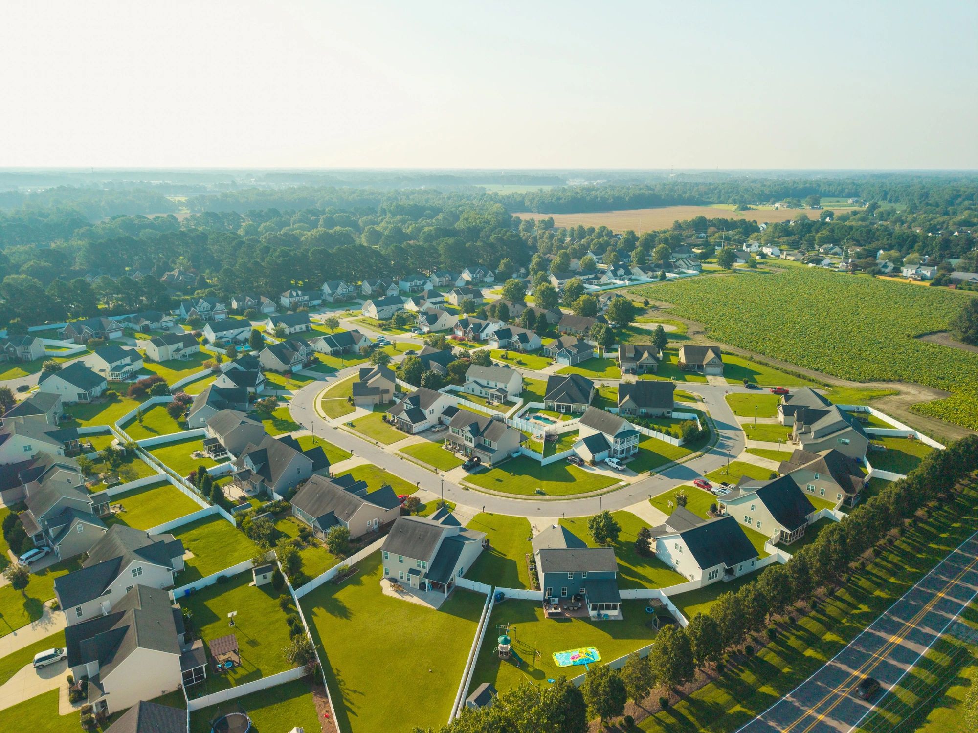 New South Carolina Houses - Wide Shot